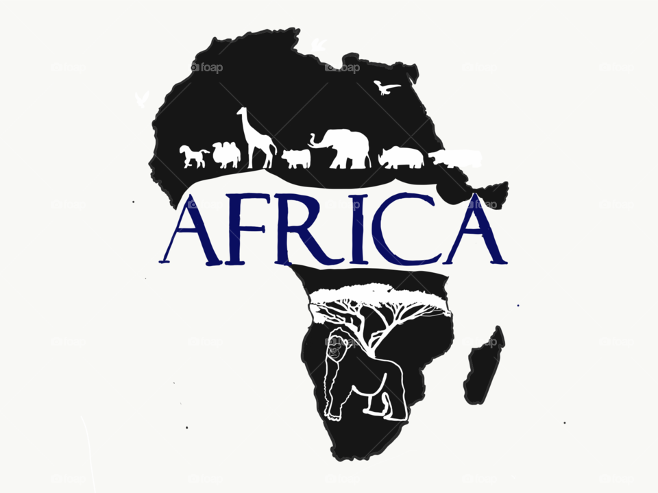 Africa is beautiful. Self-made image. 