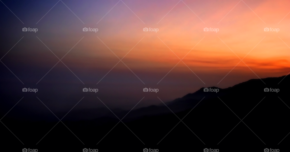 sky yellow nature dark by hlehnerer