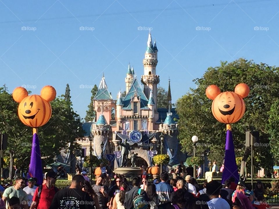 Halloween at Disneyland 