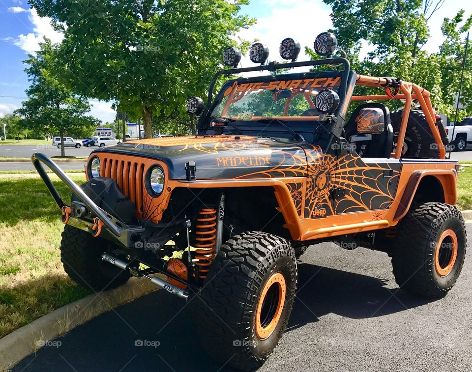 Parked Jeep