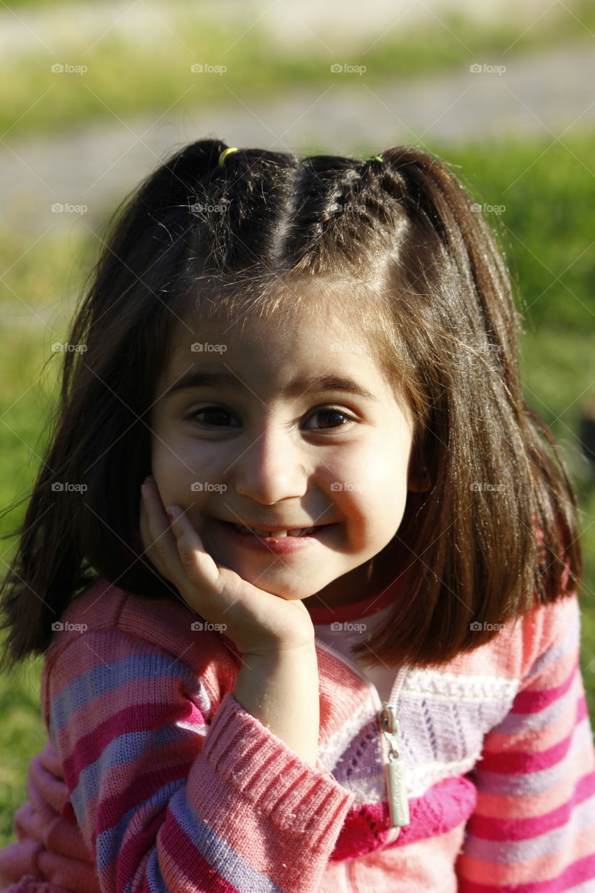 Portrait of little girl