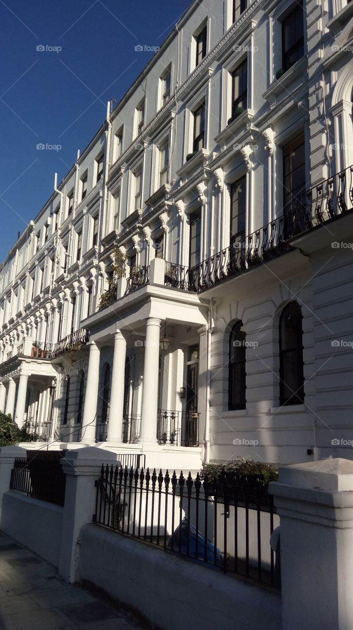 Notting Hill architecture - London UK