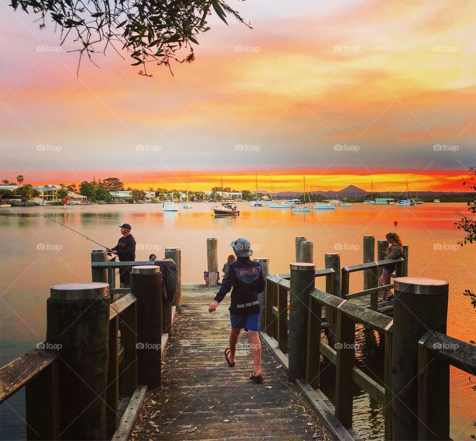 A perfect place to fish on the jetty 