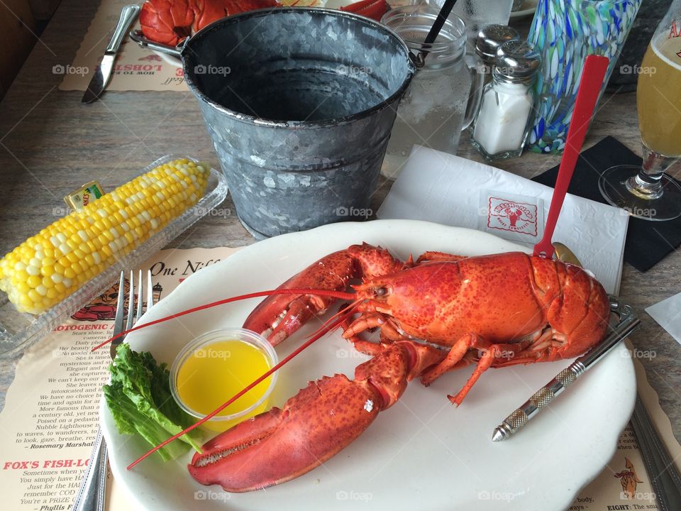 Lobster dinner 