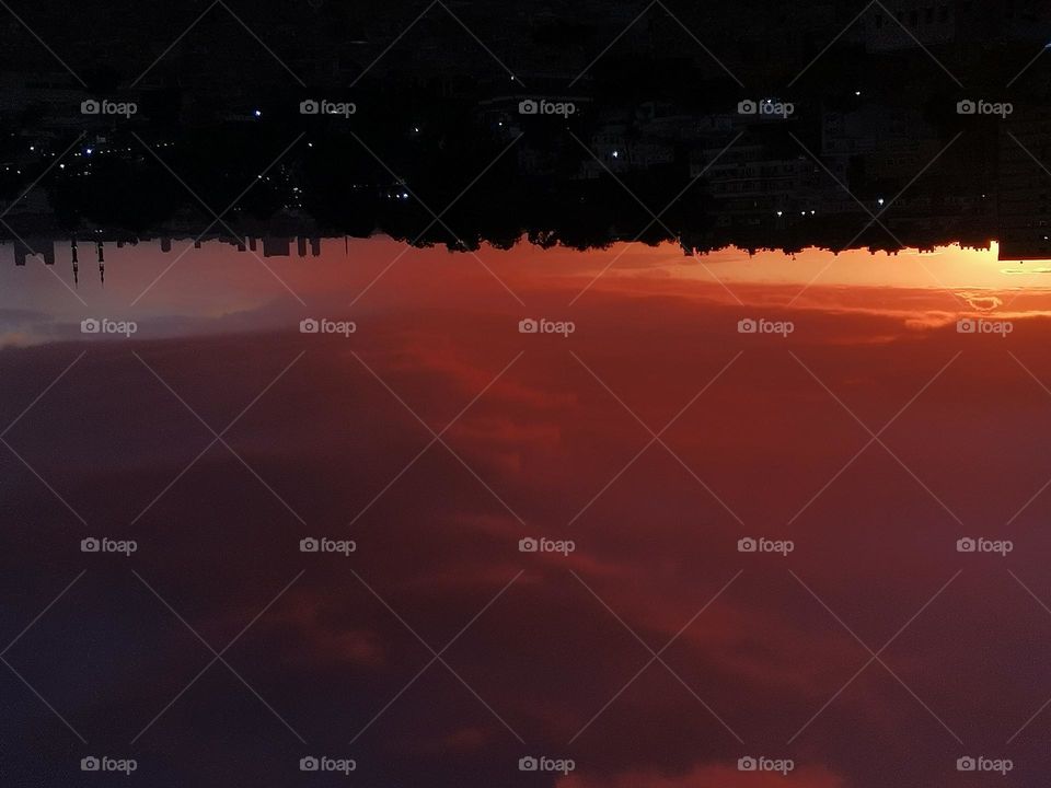 Upside-down sunset ❤️