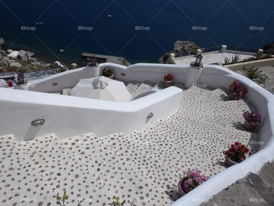 Staircase in Oia