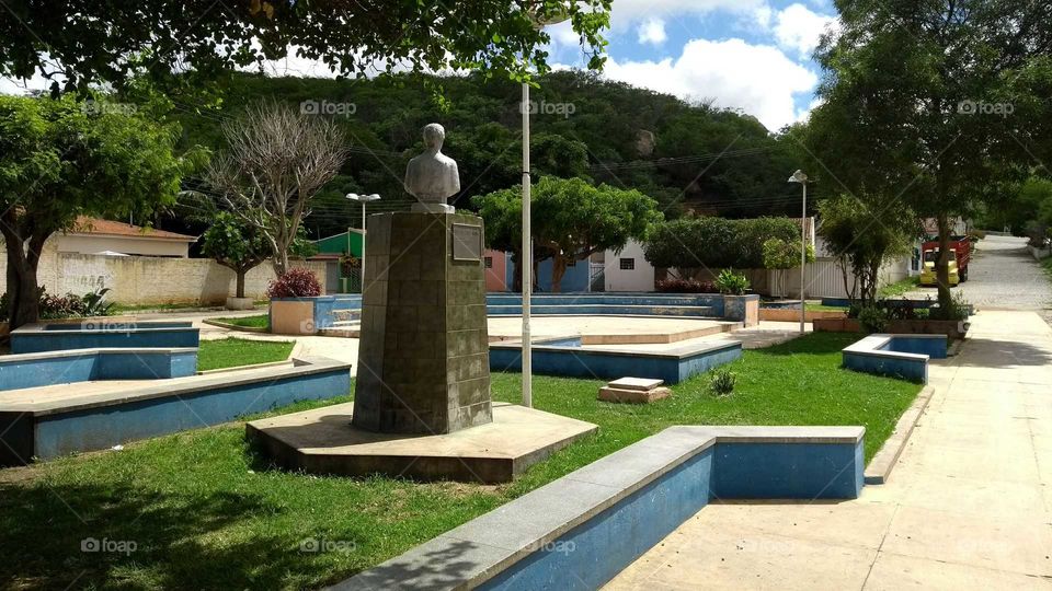 Foto Tirada na Praça Prefeito José Farias Braga em Sumé, Paraíba, Brasil
