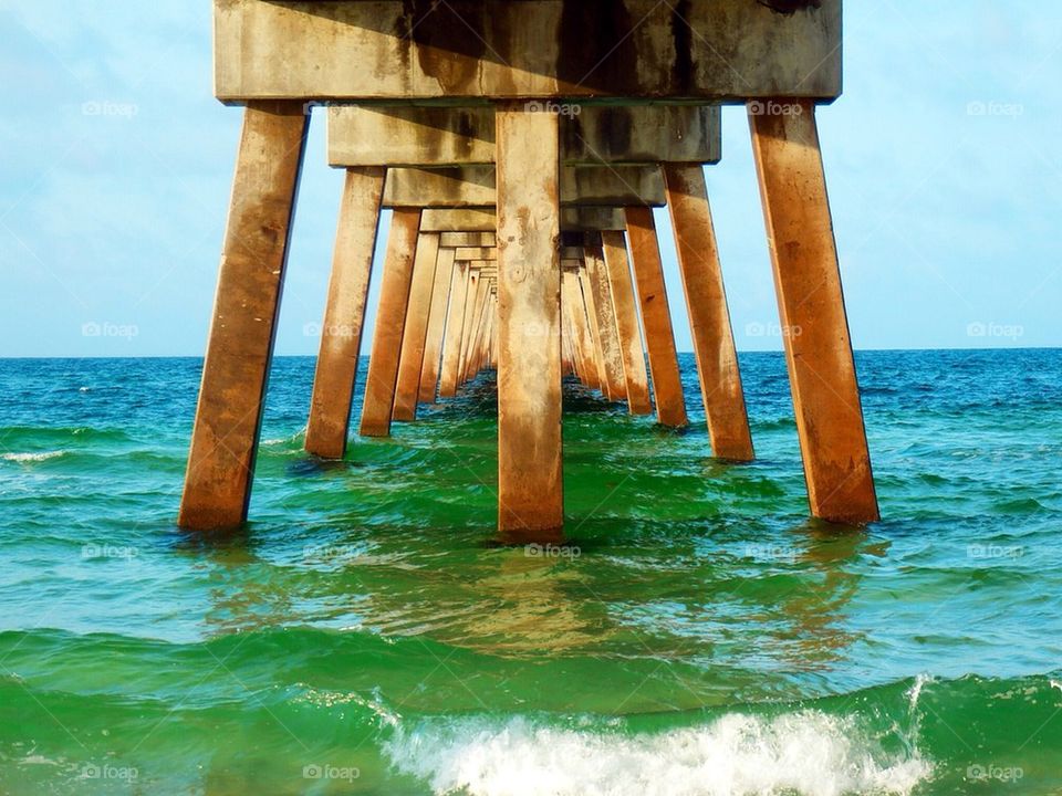 Under the pier