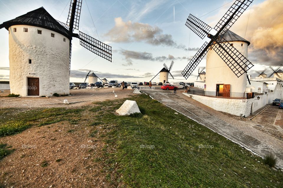 Campos de Criptana 
molinos de viento
 Criptana Fields
 windmills