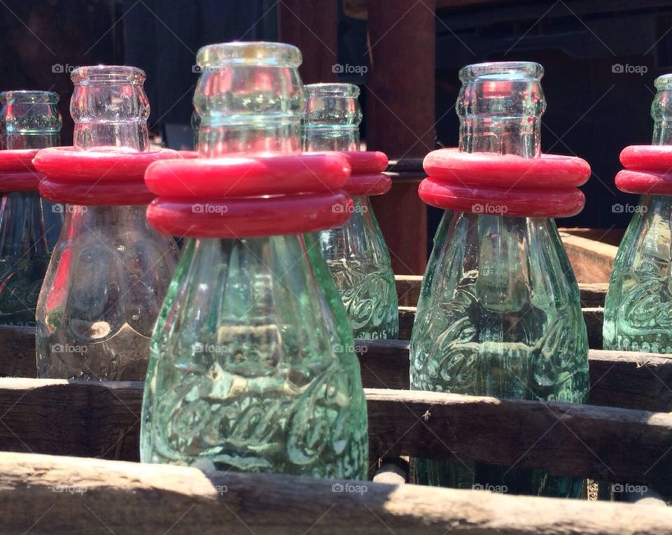 Coke bottles