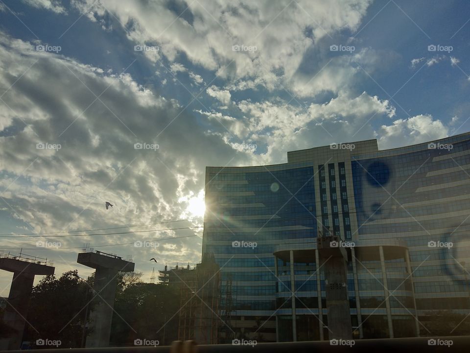 City, Architecture, Building, Sky, Light