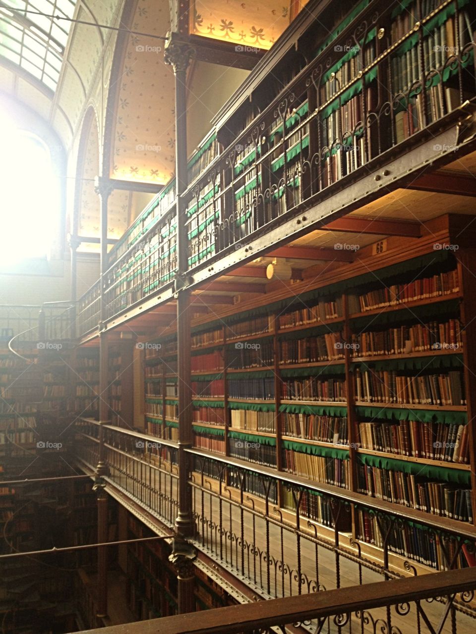 Library at the Rijksmuseum in Amsterdam 