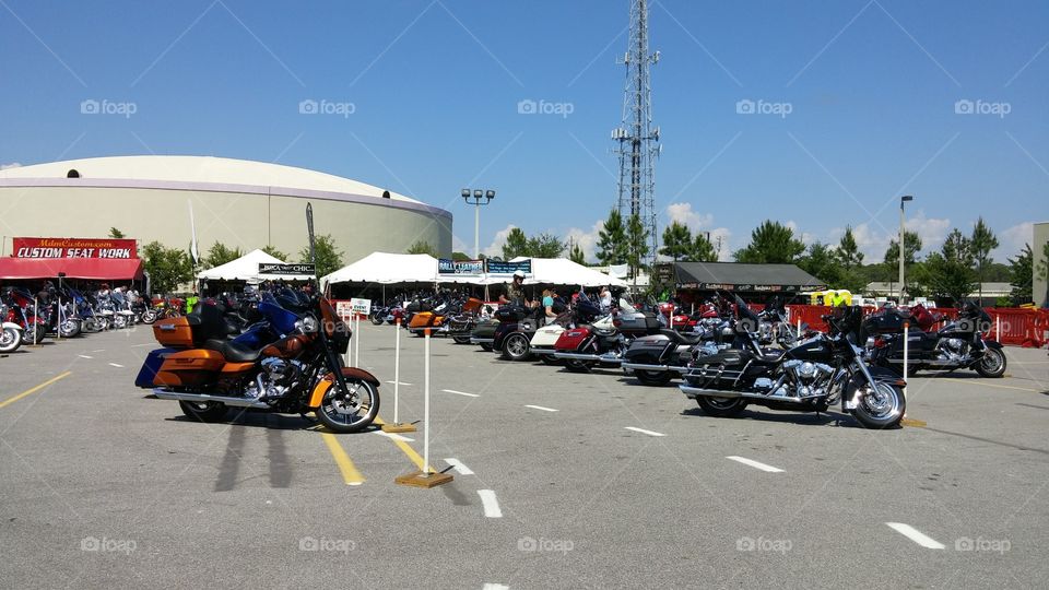 Harley Davidson Thunder Bike Rally summer motorcycles
