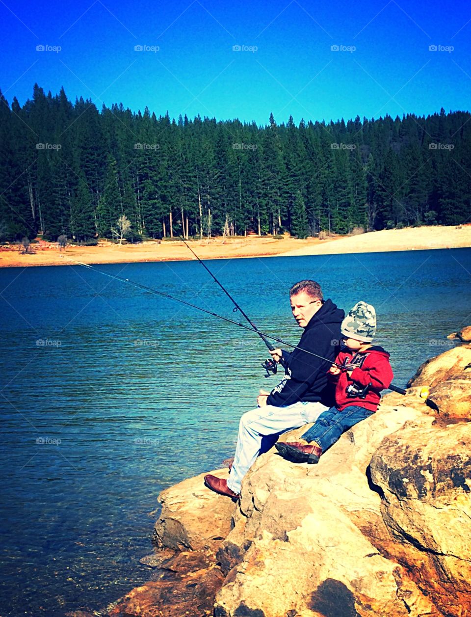 Fishing with grandpa