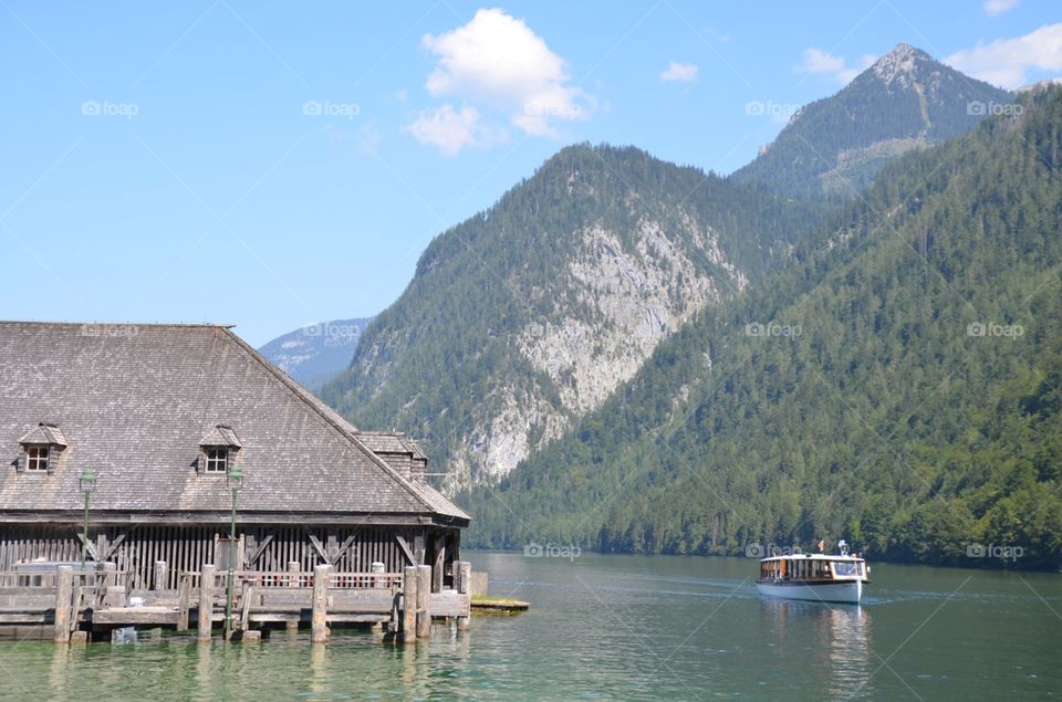 Water, Lake, Mountain, No Person, Travel