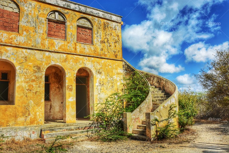 Old house on Curacao