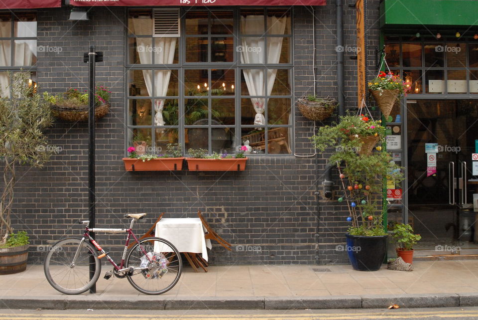 Storefront in a small town