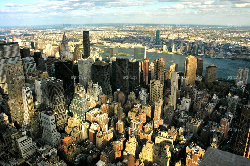 shadow newyork skyscraper roof by shotmaker