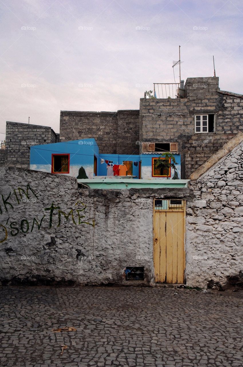 colorful painted House