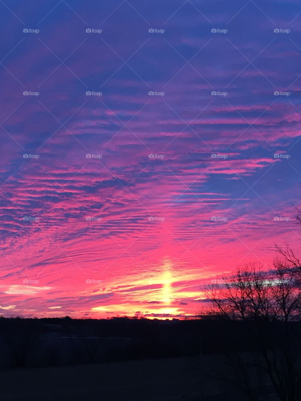 Colorful Sunrise - Portrait