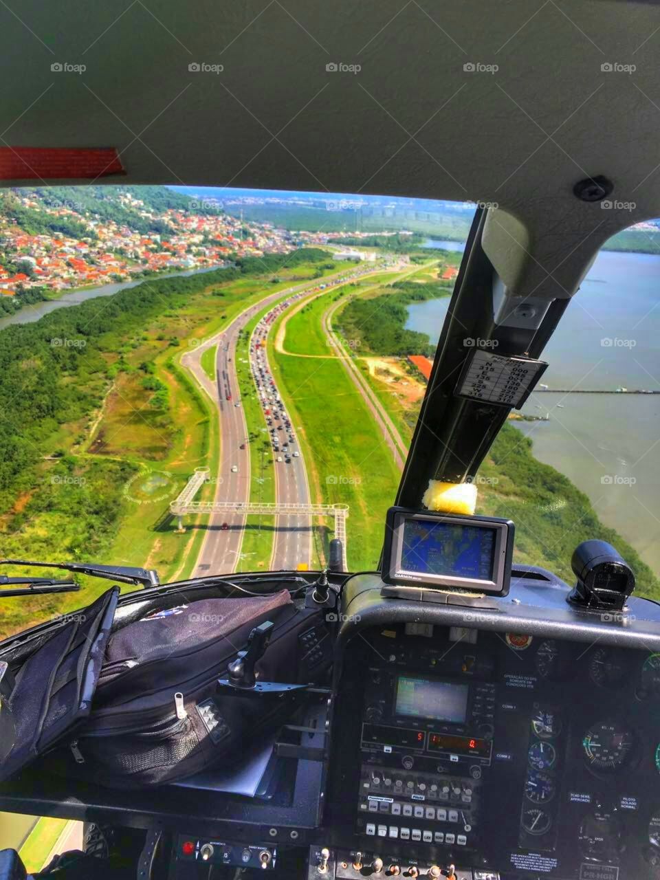 visão do helicóptero helocopter