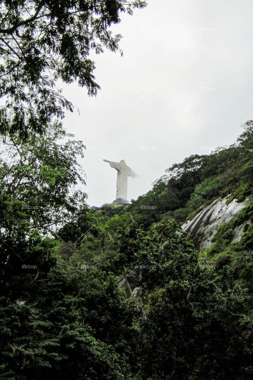 Christ the redeemer statue in Rio de Janeiro 