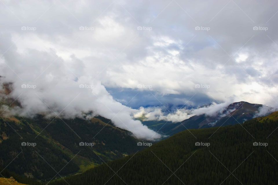 Clouds over the Continental Divide