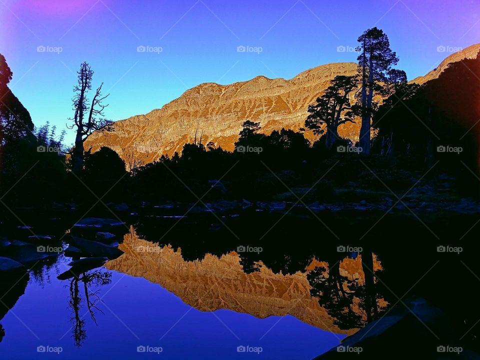 Beautiful mountain scenery