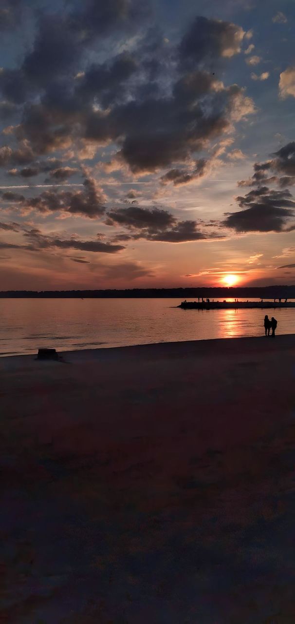 A Lake under beautiful sunset