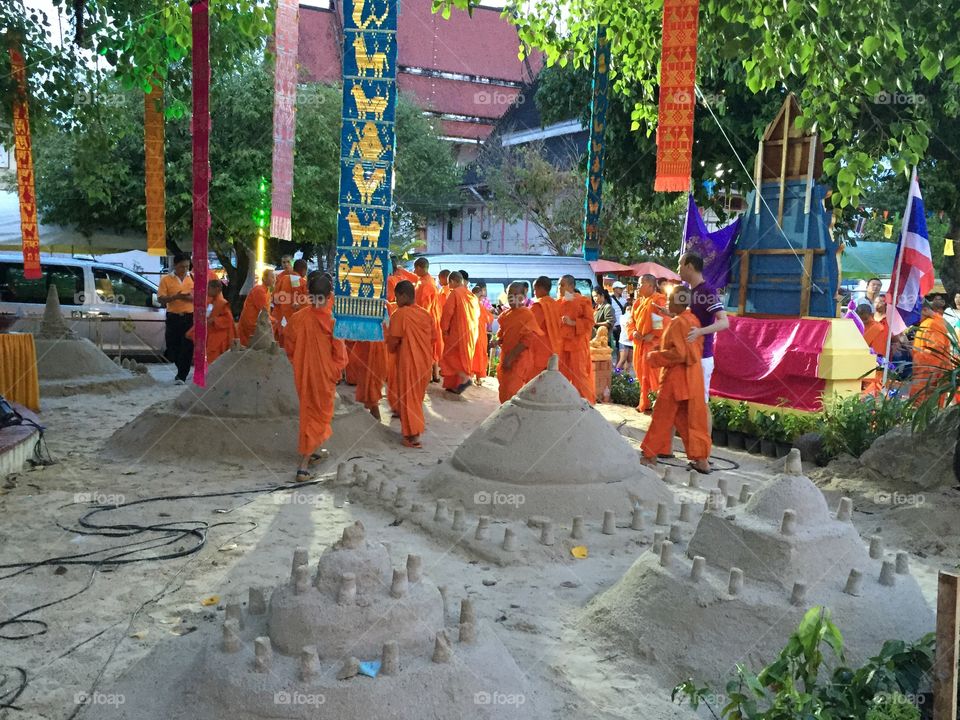 Buddhism festival in Thailand
