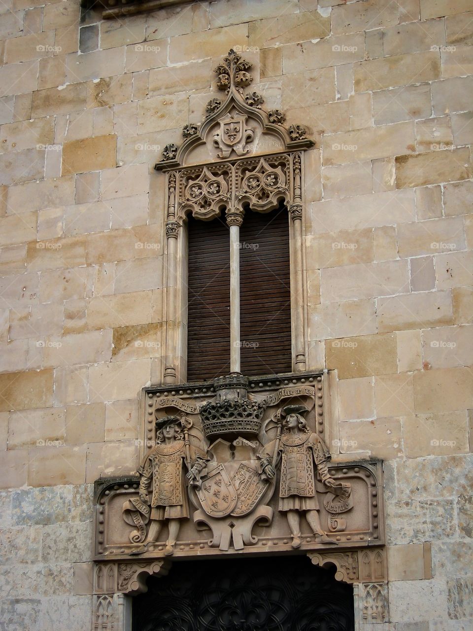 Palacio Marquesa de Cartago. Detalle fachada Casa Palacio de la Marquesa de Cartago (Ciudad Rodrigo - Spain)