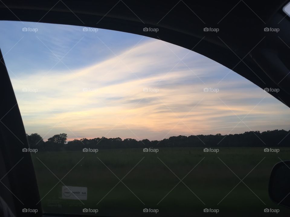 "just passing through"