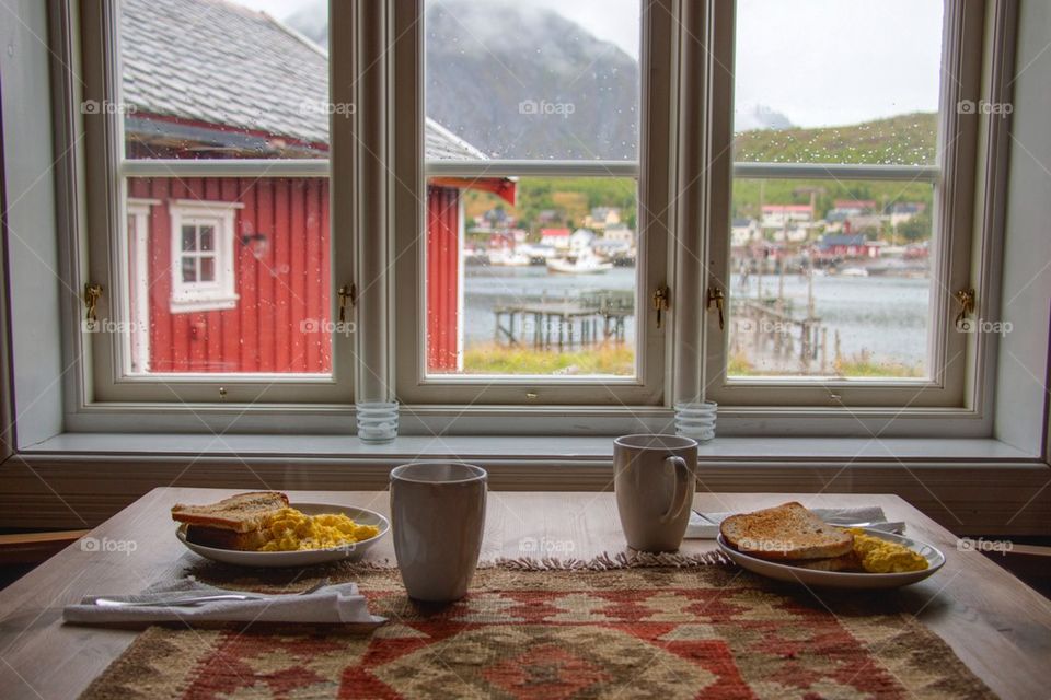 Breakfast for two in Norway 