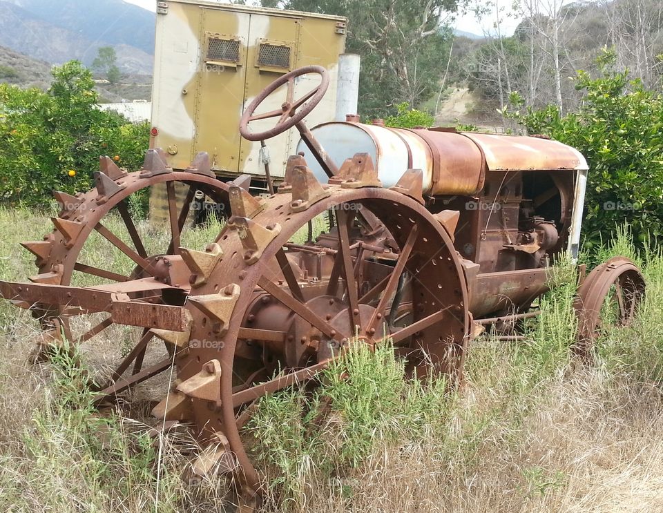 Rusted Tractor