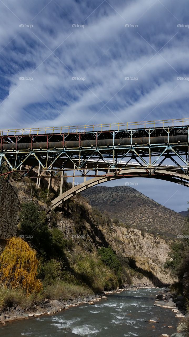 Bridge. Bridge in Chile