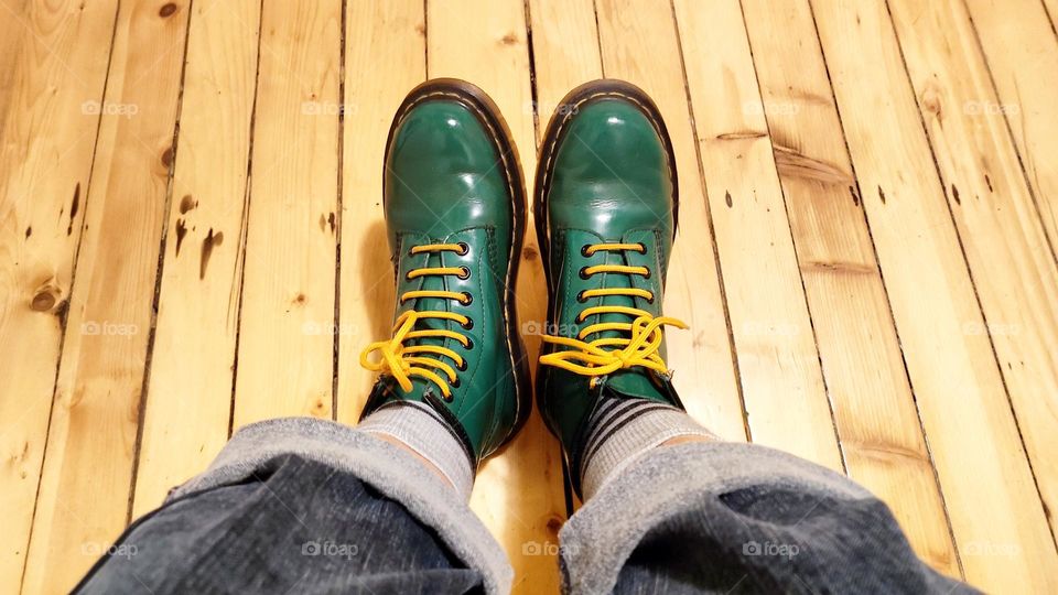 My green shoes