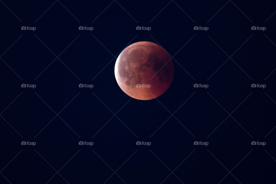 Lunar eclipse - blood moon - månförmörkelse  blodmåne
