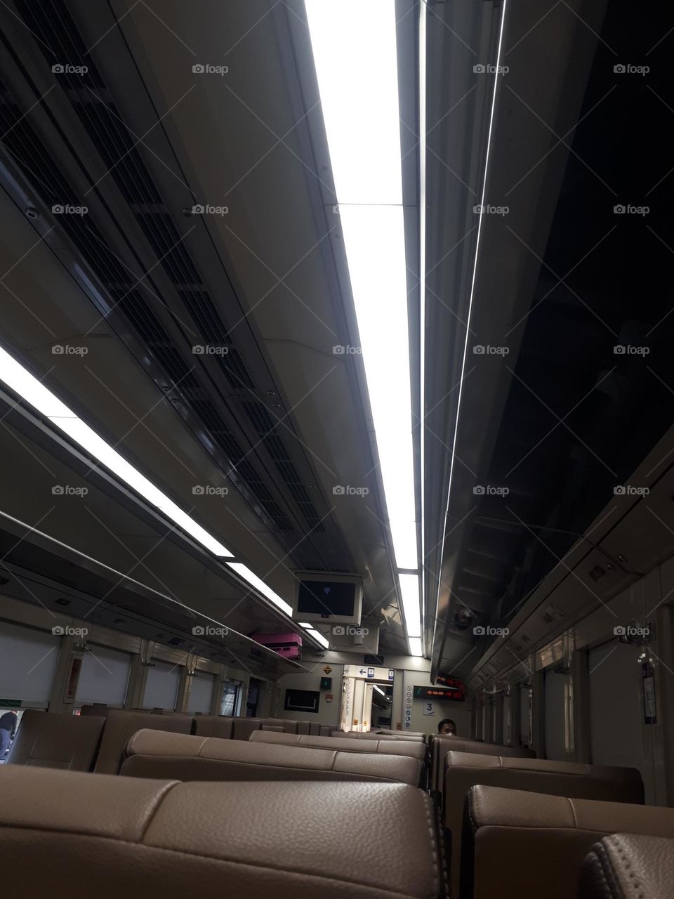 triangle on the roof of the train