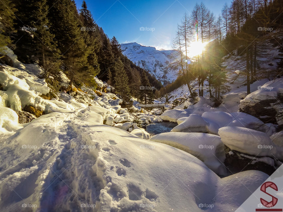 Sunrise Orino River (Val Malvaglia - 1700 m)