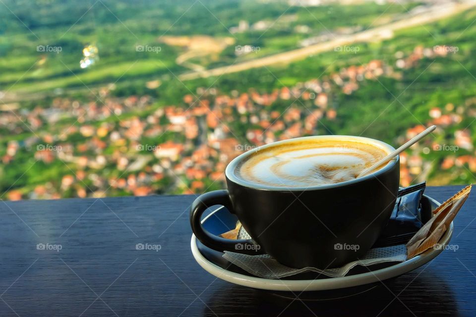 coffe time in Avala Tower,Belgrade,Serbia