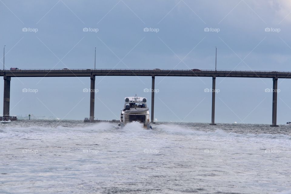 Boat on the ocean