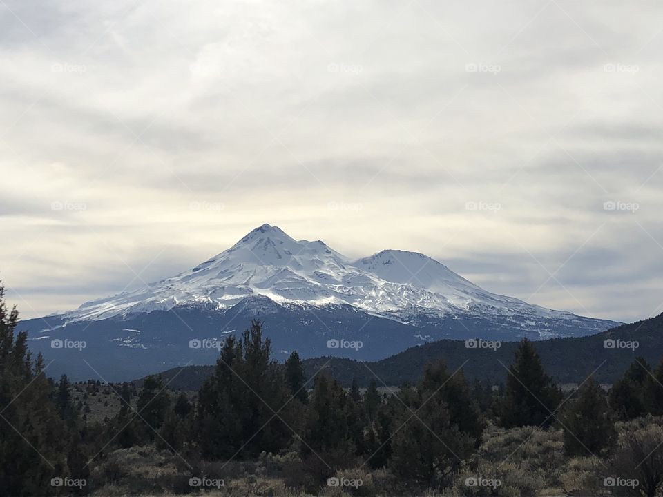 Snow, Mountain, Volcano, No Person, Landscape