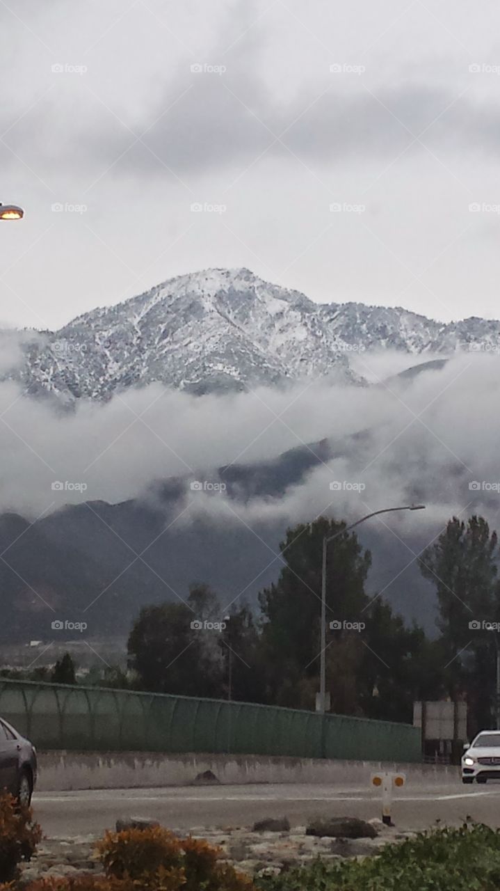 Unpredictable weatrher in Southern CA in May. driving to work and saw this beauty