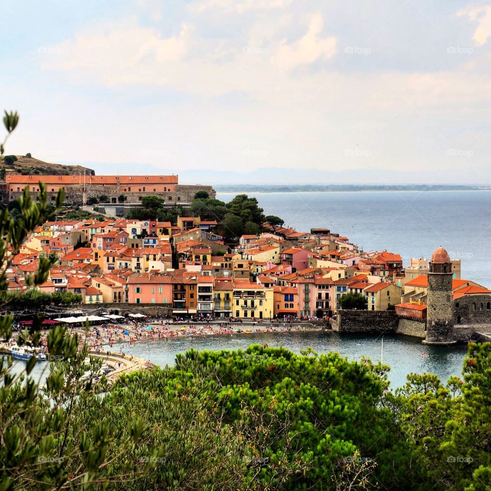 Collioure from above