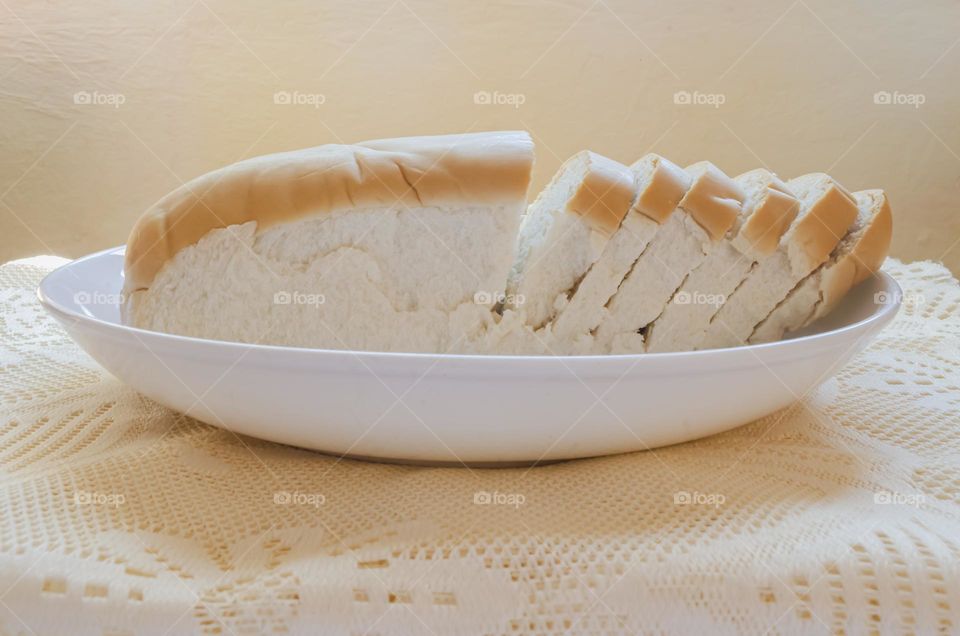 Hard Dough Bread In A Plate