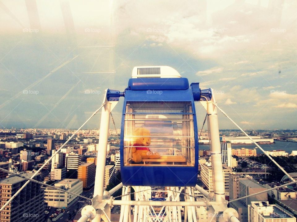happy alone by the window 
