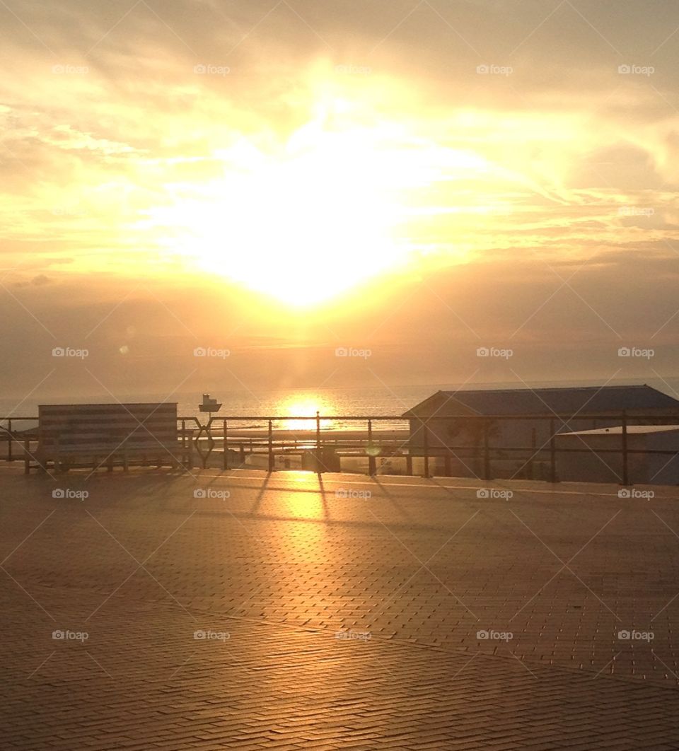 Sunset in Middelkerke 