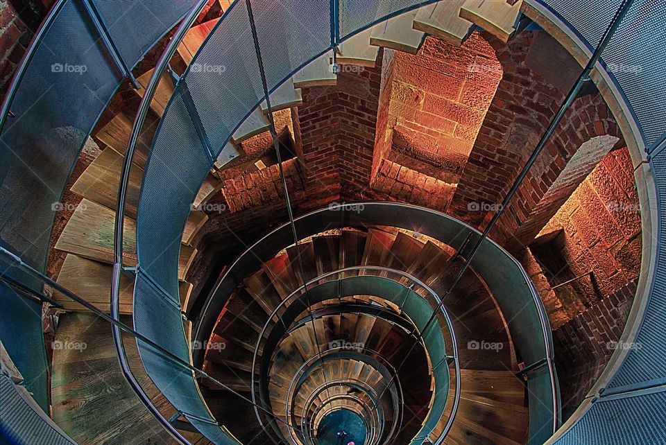 Spiral Staircase at the Lighthouse. Glasgow