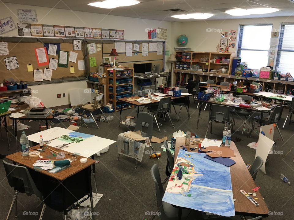 Classroom mess
