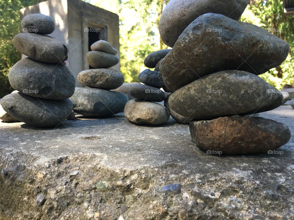 Zen, Balance, Stability, Meditation, Cobblestone